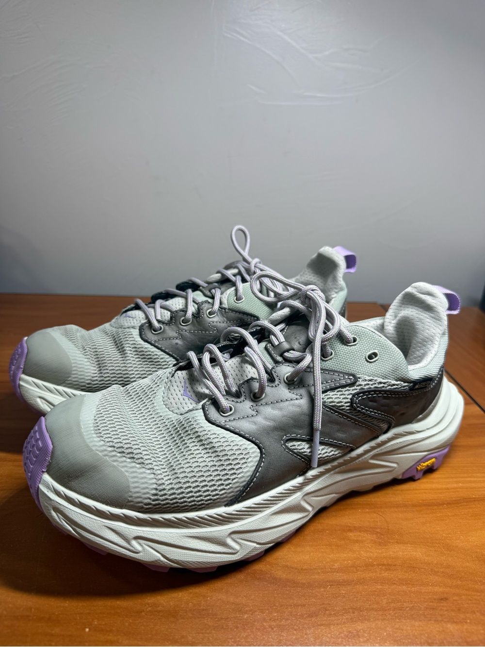 Hoka Anacapa 2 Low GTX Trail Running Shoes‎ Sneakers Grey Purple 10B